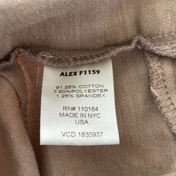 Avenue Montaigne- Alex Cropped Cotton Blend Relqxed Pants - Picture 11 of 11